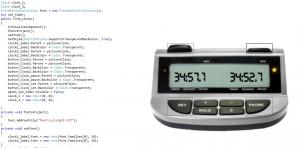Отчёт от 4441 за Нанософт / Шахматные часы