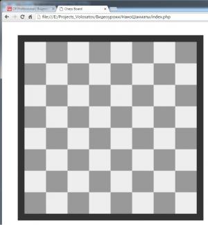 Отчёт от 4467 за НаноШахматы / CSS - Шахматная доска