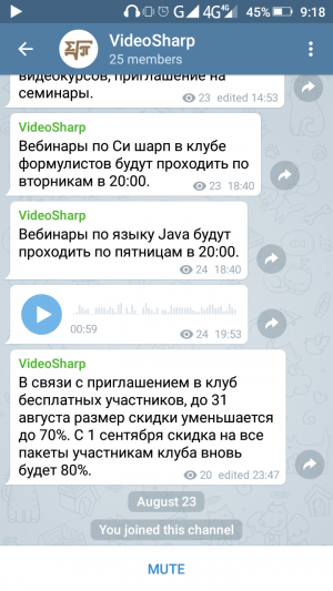 Отчёт от 4740 за Демо софт / Вам телеграмма!