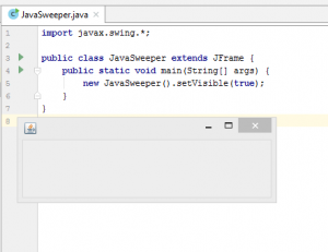 Отчёт от 4753 за Java Sweeper / Простое окно