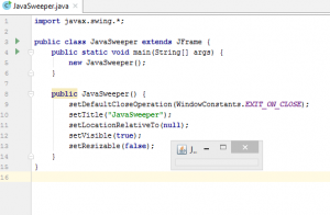 Отчёт от 4753 за Java Sweeper / Закрытие на выходе