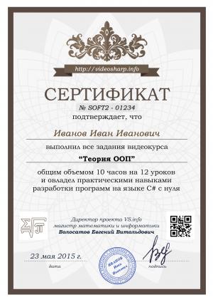 Отчёт от 4955 за Олимпиада / Конкурс на Сертификат