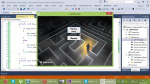 Отчёт от 4958 за Демо игры / Лабиринт 2D - меню