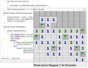 Отчёт от 5081 за Java Sweeper / Телеграмма о флажках