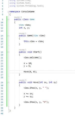 Отчёт от 5081 за On-line игра / Модель игры
