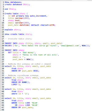 Отчёт от 5219 за Базовый ASP.ект / Создание SQL-запросов