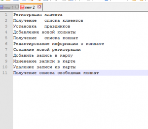 Отчёт от 5263 за БД - Управление гостиницей / Модель. Планирование.