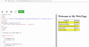 Отчёт от 5394 за Знакомство с jQuery / Понятие селектора и примеры