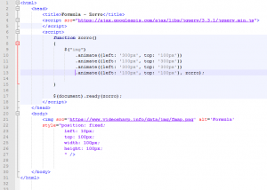 Отчёт от 5394 за Знакомство с jQuery / Домашнее задание: анимация Zorro