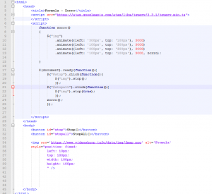 Отчёт от 5394 за Знакомство с jQuery / Остановка анимации