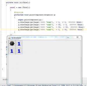 Отчёт от 5485 за Java Sweeper / Угловая бомба