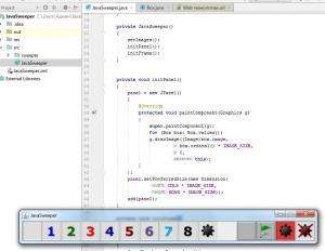 Отчёт от 5485 за Java Sweeper / Картинка в кубике