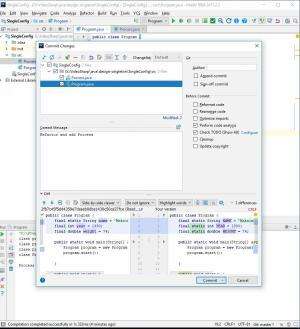 Отчёт от 5649 за Singleton / Singleton - Config - Git add