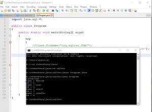 Отчёт от 5649 за База SQLite / SQLite - Подключение из Java