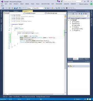 Отчёт от 5649 за Entity Framework / Использование MySQL