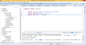 Отчёт от 6203 за Singleton / Singleton - Config - Class