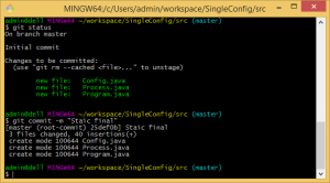 Отчёт от 6203 за Singleton / Singleton - Config - Git commit