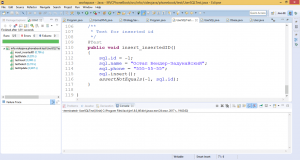 Отчёт от 6203 за MVC шаблон / MVC - PhoneBook - UserSQLTest - Insert
