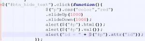 Отчёт от 6203 за Знакомство с jQuery / jQuery - DOM - Get