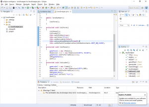 Отчёт от 6203 за Java Sweeper / Раздельная инициализация
