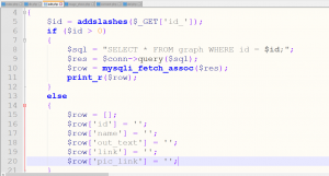 Отчёт от 6203 за PHP графика / И добавлять, и редактировать