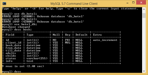 Отчёт от 6203 за БД - Управление гостиницей / Установка сервера MySQL