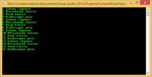 Отчёт от 6203 за Entity Framework / Использование MySQL