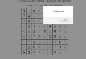 Отчёт от 6203 за Судоку / Вступление