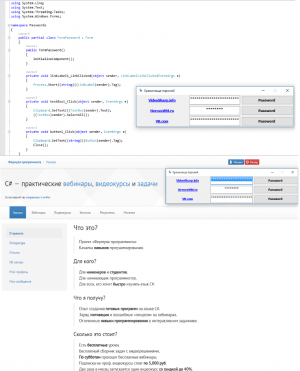 Отчёт от 6282 за Демо софт / Менеджер паролей
