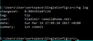 Отчёт от 6391 за Singleton / Singleton - Config - Git add