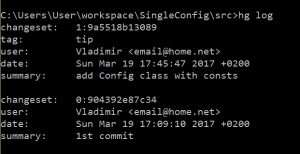 Отчёт от 6391 за Singleton / Singleton - Config - Git commit