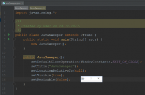 Отчёт от 6391 за Java Sweeper / Закрытие на выходе