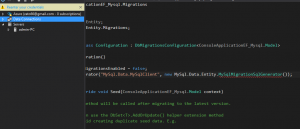 Отчёт от 6391 за Entity Framework / Миграция Базы