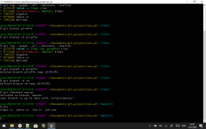 Отчёт от 6401 за Система Git / git branch lion