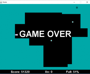Отчёт от 6452 за Game Xonix / Поиграем?