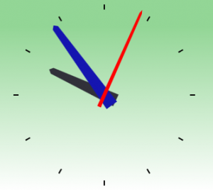 Отчёт от 6452 за WPF Clocks / Стрелочные часы