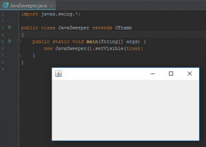 Отчёт от 6452 за Java Sweeper / Простое окно