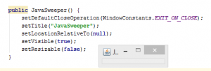 Отчёт от 6452 за Java Sweeper / Закрытие на выходе