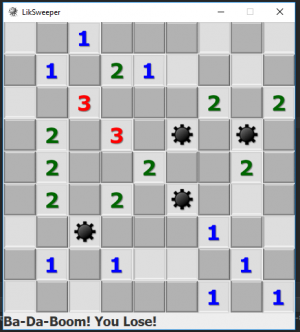 Отчёт от 6452 за Java Sweeper / Алгоритм открывашки