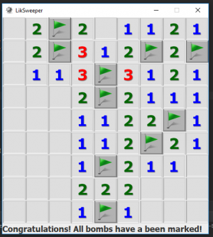 Отчёт от 6452 за Java Sweeper / День Победы!