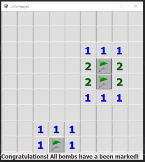 Отчёт от 6452 за Java Sweeper / Первая ошибка сапёра