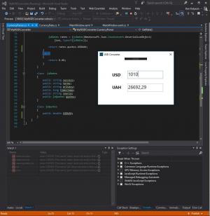 Отчёт от 6861 за Простой WPF  / WPF. Конвертер валюты. Ньютон против Паскаля.