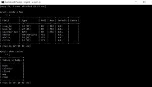 Отчёт от 6919 за БД - Управление гостиницей / SQL запросы для создания Базы