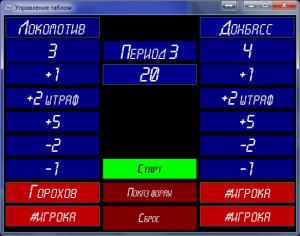 Отчёт от 6925 за Нанософт / Баскетбольное табло