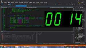Отчёт от 6925 за WPF Clocks / Цифровые часы. Запуск.