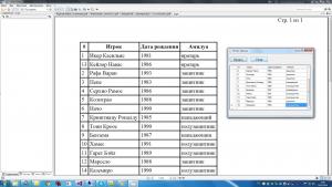 Отчёт от 6925 за Новые технологии / Печать таблицы + экспорт в Excel