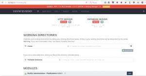 Отчёт от 7119 за НаноШахматы / PHP - Установка EasyPHP