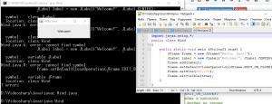 Отчёт от 7119 за J2. Печать / WRITE - Окно JFrame