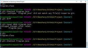 Отчёт от 7119 за Система Git / Deleted