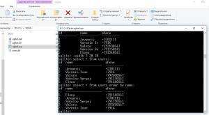 Отчёт от 7119 за База SQLite / SQLite - Знакомство